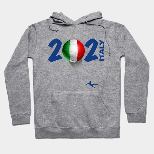Italy Euro Soccer 2021 Hoodie by DesignOfNations